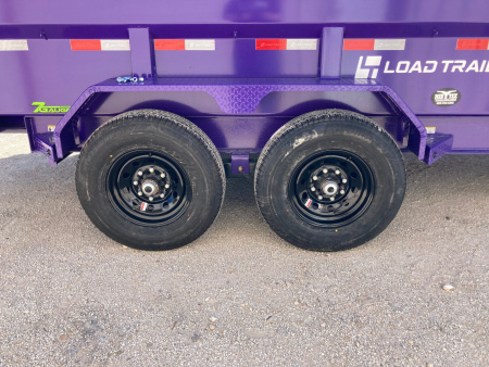 New 2026 Load Trail DT 14' x 83" Tandem Axle Dump Low-Pro Dump Trailer (Purple)