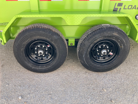 New 2026 Load Trail DT 14' x 83" Tandem Axle Low-Pro Dump Trailer (Safety Green)