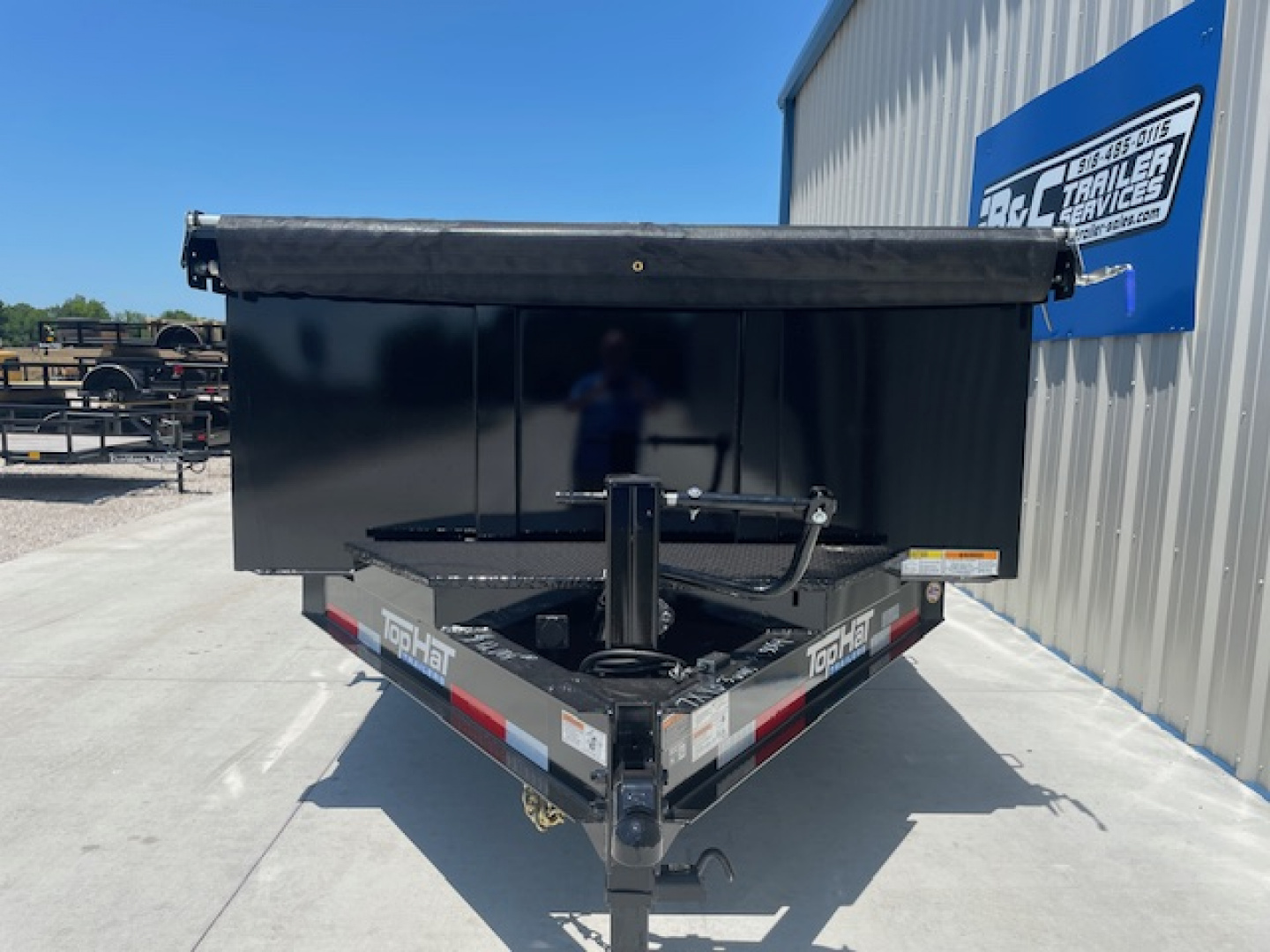 New 2026 TOP HAT 83X16 BUMPER PULL DUMP TRAILER, (2)7000#AXLES, GVWR 14000# 2' SIDE WALLS