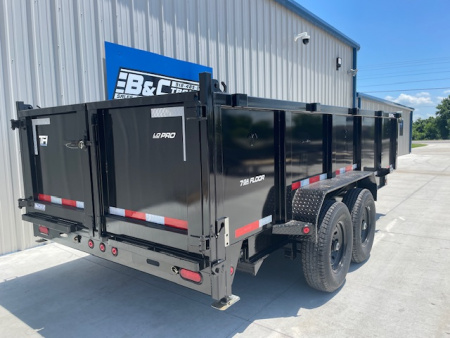 New 2026 TOP HAT 83X16 BUMPER PULL DUMP TRAILER, (2)7000#AXLES, GVWR 14000# 2' SIDE WALLS