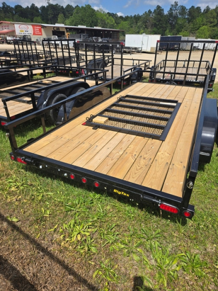 New Big Tex Trailers 12' Tandem Axle Pipe-Top Utility 6000 GVWR