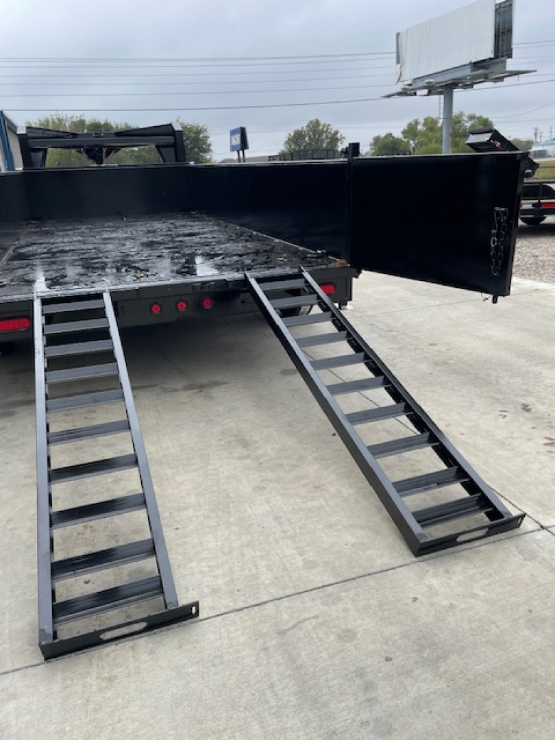 New 2026 TOP HAT 83X16 GOOSENECK DUMP TRAILER, (2) 7000lb AXLES, GVWR 14000lbs, 2' SIDE WALLS