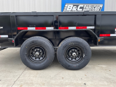 New 2026 TOP HAT 83X16 GOOSENECK DUMP TRAILER, (2) 7000lb AXLES, GVWR 14000lbs, 2' SIDE WALLS