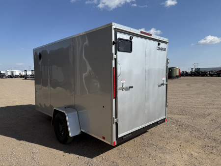 New 2026 Compass 6'x12' Enclosed Cargo Trailer - Indigo DLX