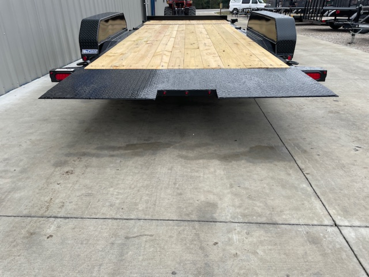 New 2026 TOP HAT 83X20 BUMPER PULL TILT DECK CAR / EQUIPMENT HAULER, (2)7000lb AXLES, 14,000 GVWR