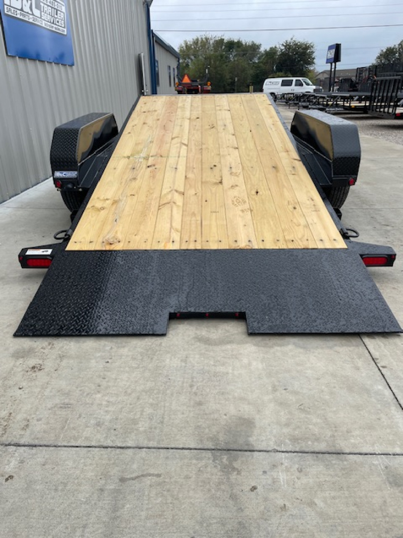 New 2026 TOP HAT 83X20 BUMPER PULL TILT DECK CAR / EQUIPMENT HAULER, (2)7000lb AXLES, 14,000 GVWR