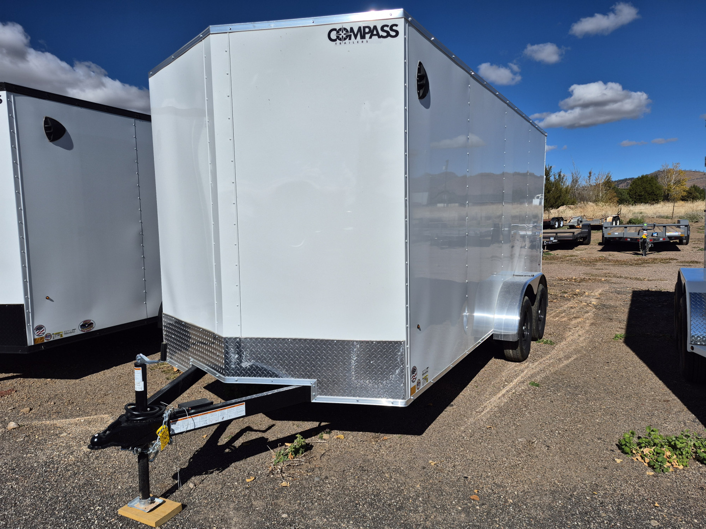 New 2025 Compass Tandem Axle Enclosed/7,000 GVWR/7'X16'
