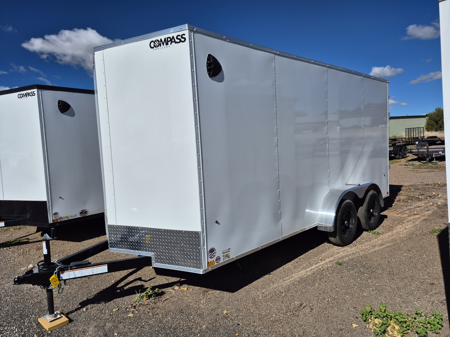 New 2025 Compass Tandem Axle Enclosed/7,000 GVWR/7'X16'