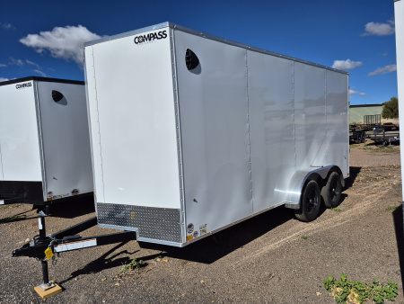 New 2025 Compass Tandem Axle Enclosed/7,000 GVWR/7'X16'