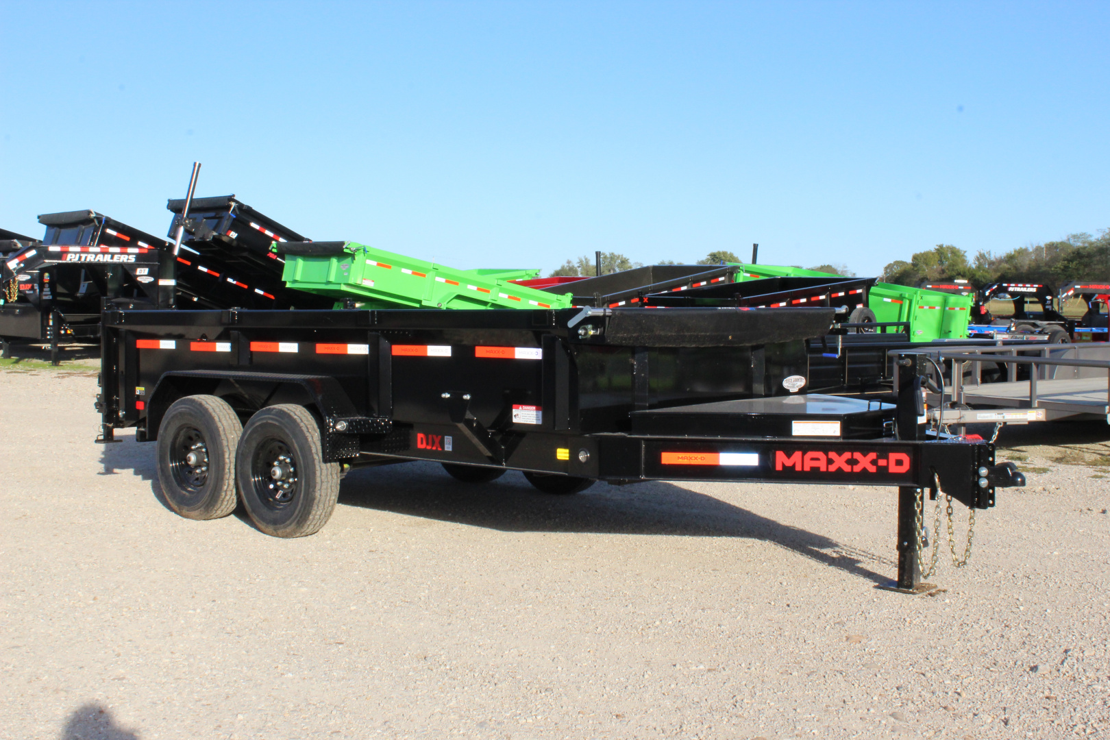 New 2026 MAXX-D DJX 14' BP Dump Trailer