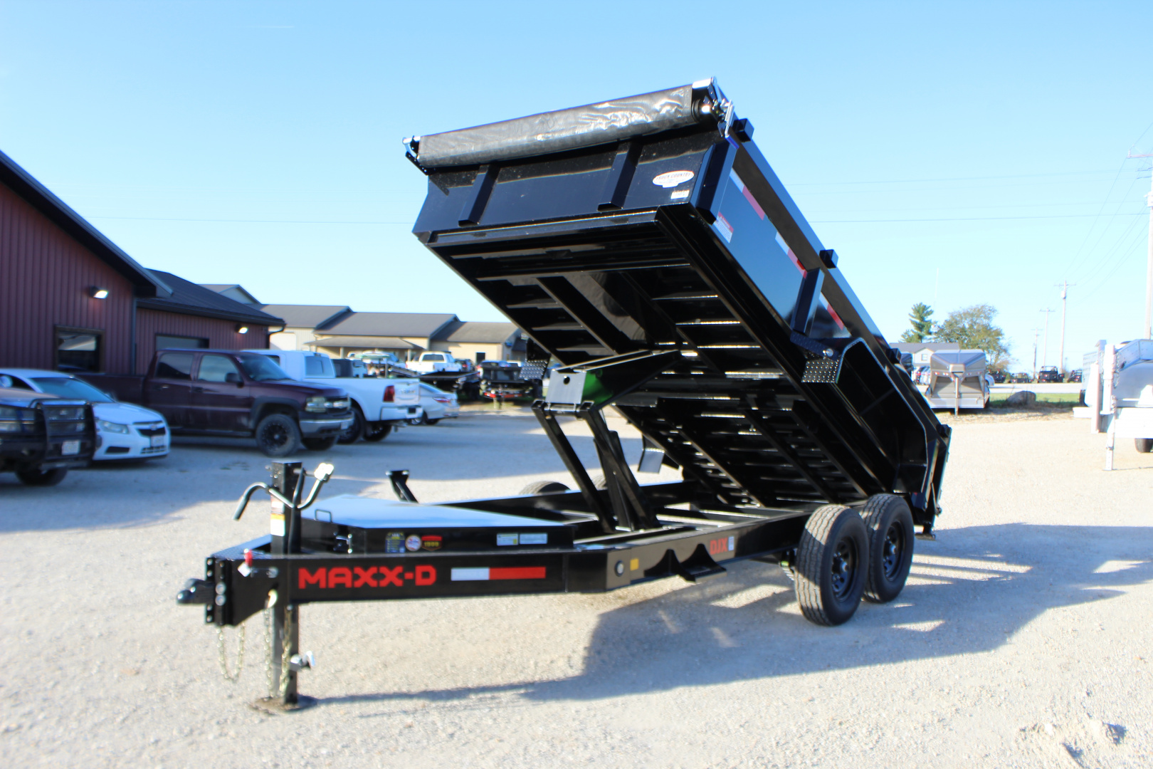 New 2026 MAXX-D DJX 14' BP Dump Trailer