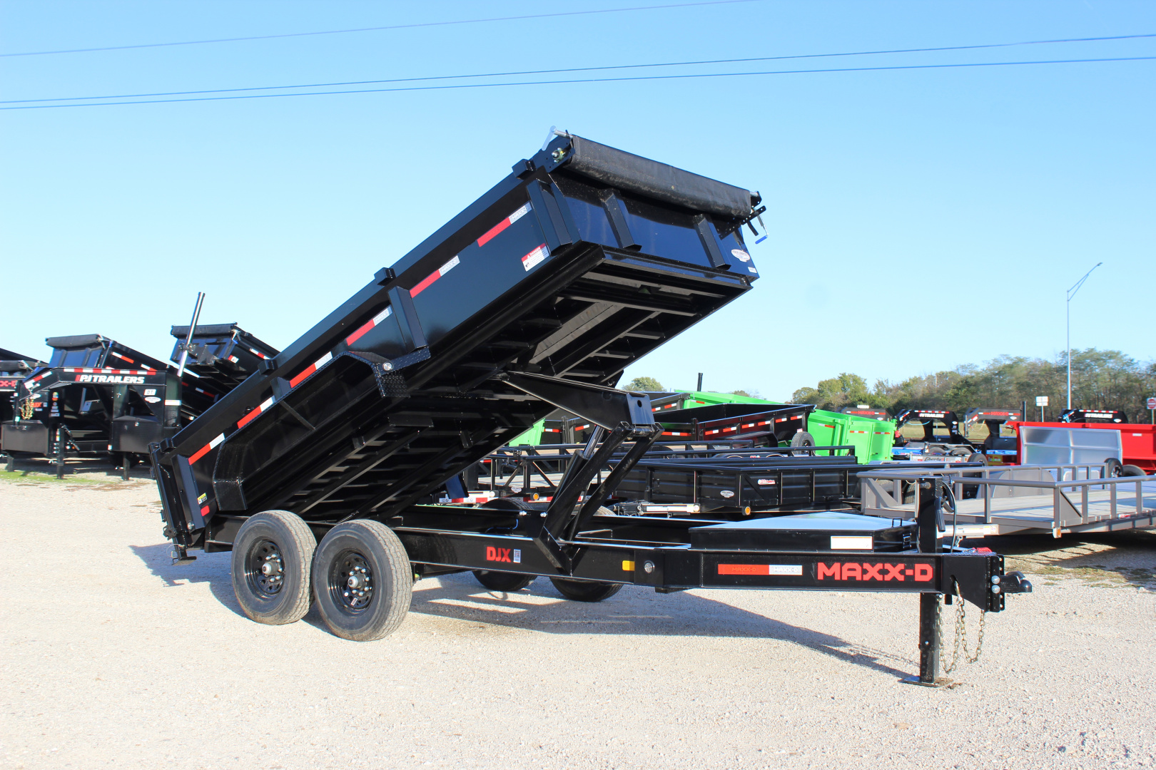 New 2026 MAXX-D DJX 14' BP Dump Trailer