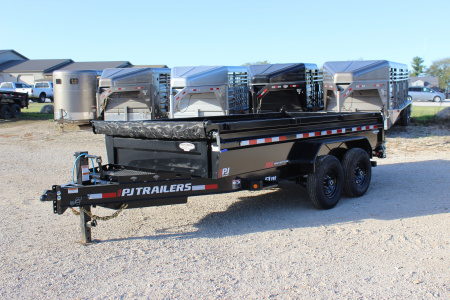 New 2026 PJ Trailers DL 14' BP Dump Trailer