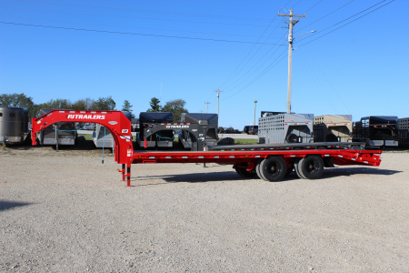 New 2026 PJ Trailer LD 25' Gooseneck Flatbed Trailer