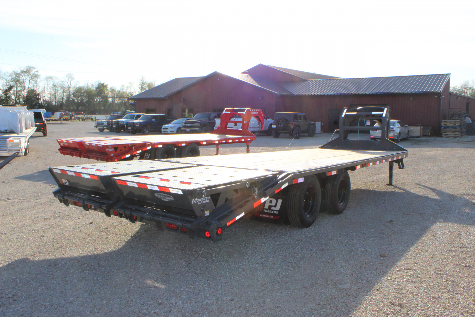 New 2026 PJ Trailers LD 26' Gooseneck Flatbed Trailer