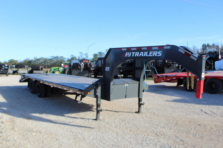 New 2026 PJ Trailers LD 26' Gooseneck Flatbed Trailer