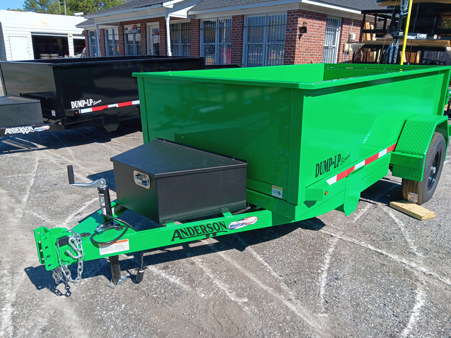 New 2025 ANDERSON MANUFACTURING 5X10SA 5K SINGLE RAM Dump Trailer