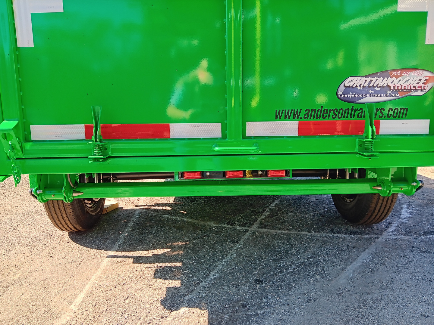 New 2025 ANDERSON MANUFACTURING 5X10SA 5K SINGLE RAM Dump Trailer