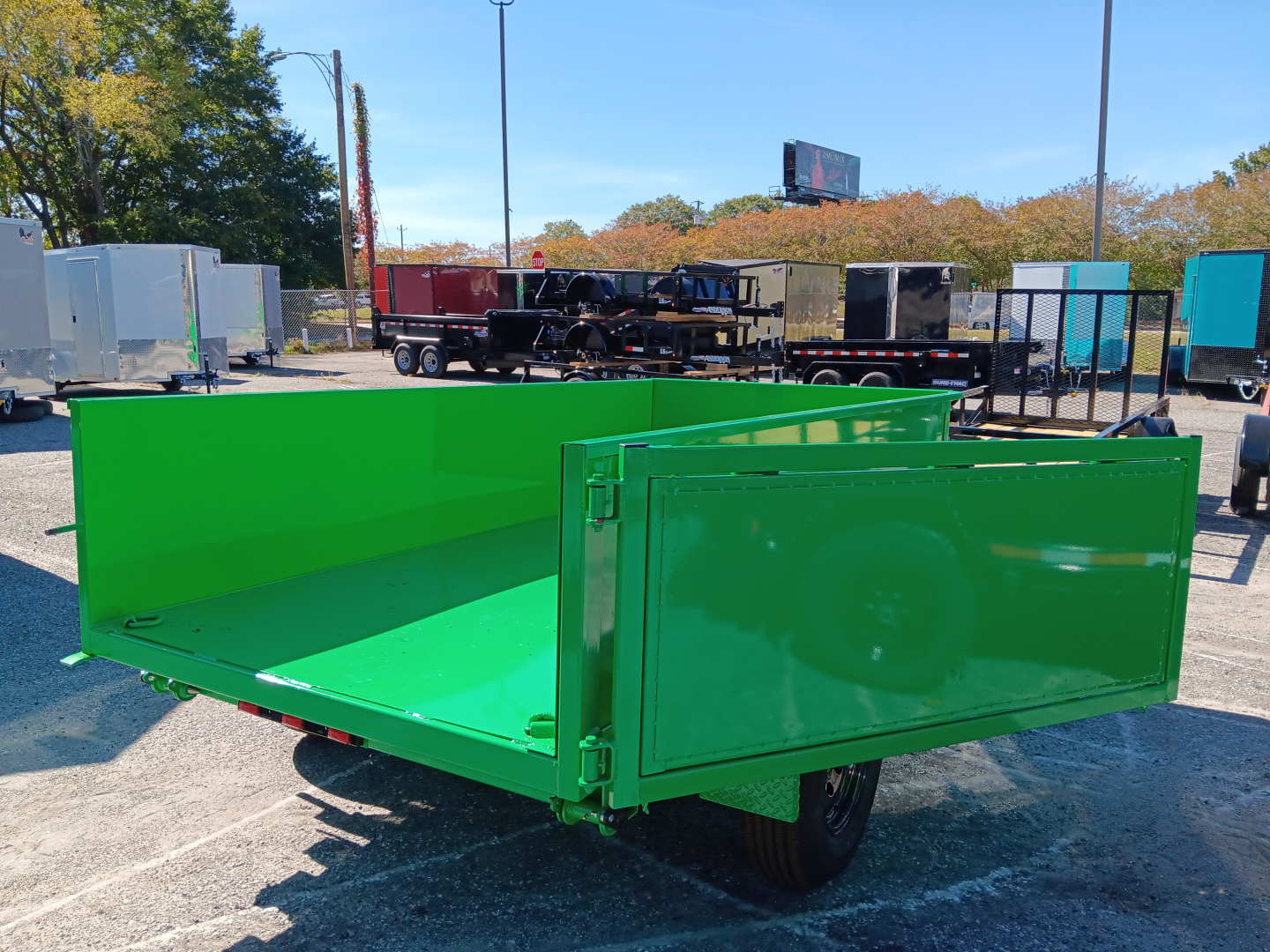 New 2025 ANDERSON MANUFACTURING 5X10SA 5K SINGLE RAM Dump Trailer