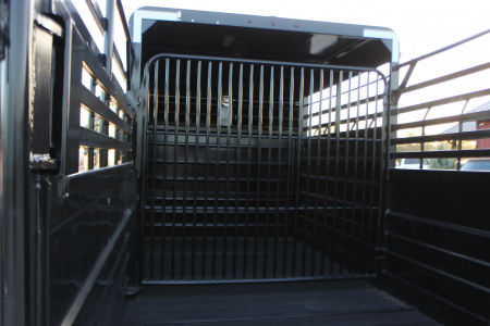 New 2025 GR Trailer 6.8 x 16 Gooseneck Half -Top Livestock