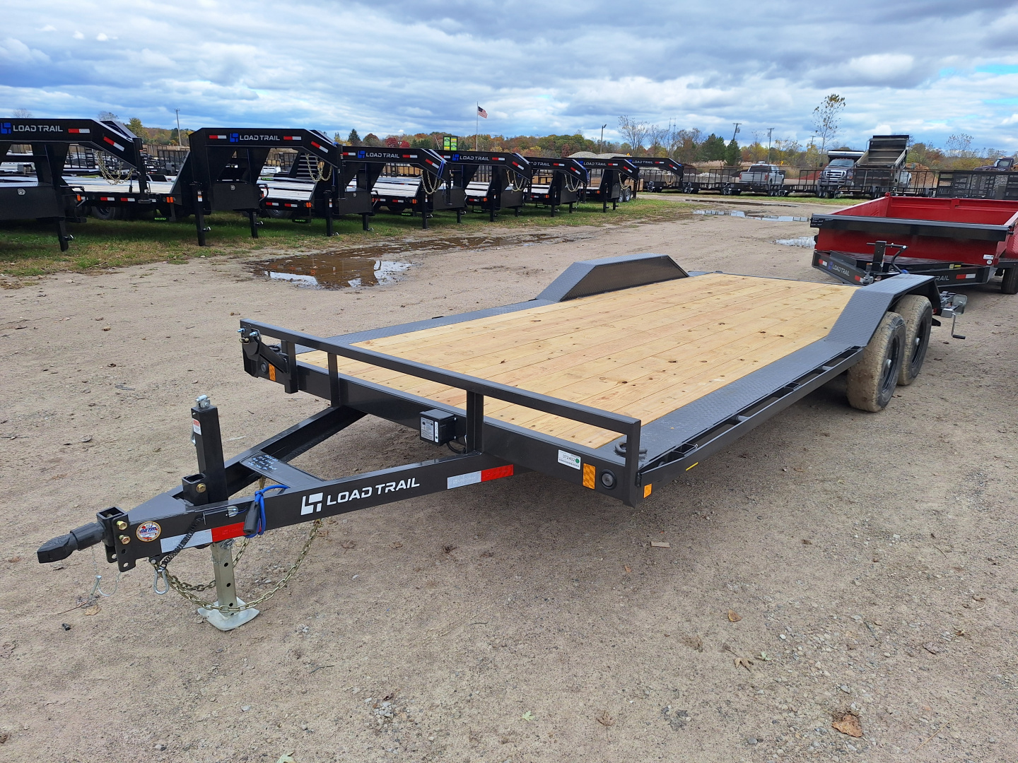 New 2026 Load Trail 102x20 Car Hauler Gun Metal Gray