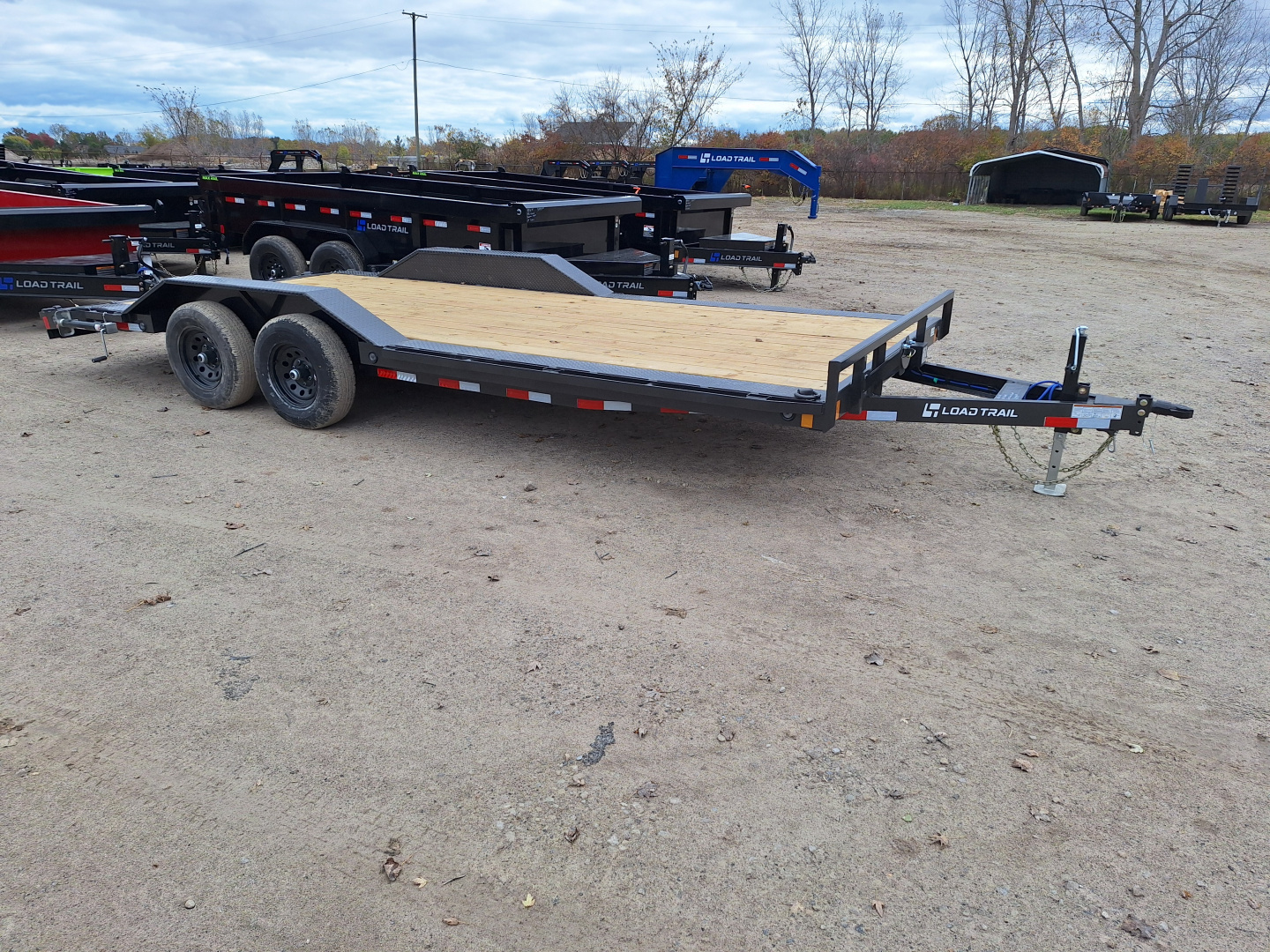 New 2026 Load Trail 102x20 Car Hauler Gun Metal Gray