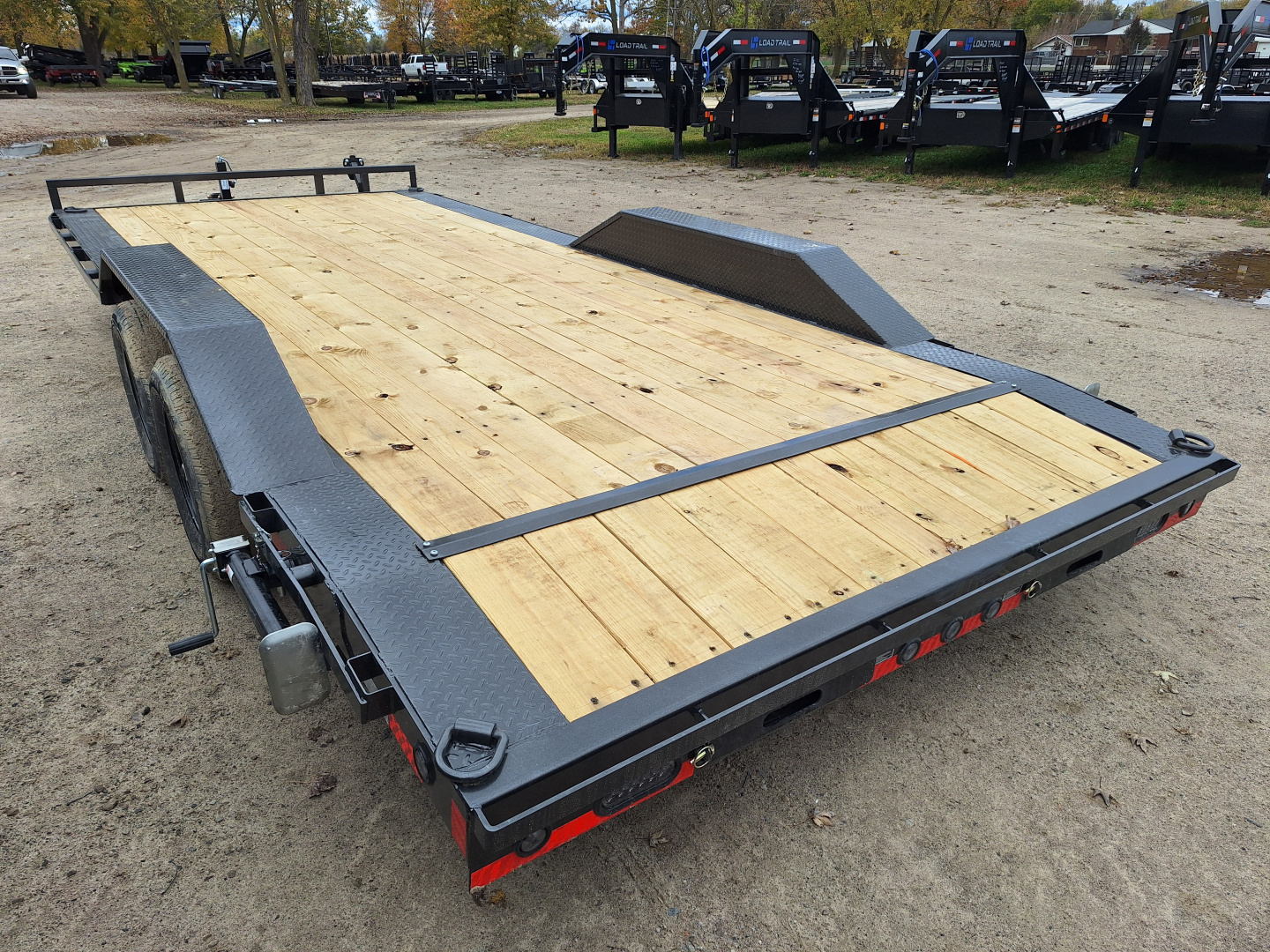 New 2026 Load Trail 102x20 Car Hauler Gun Metal Gray