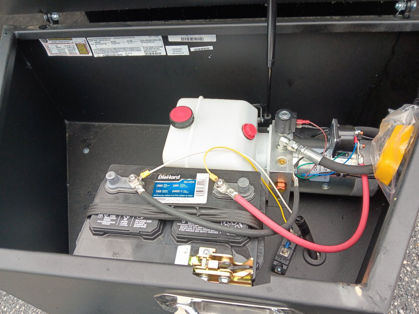 New 2025 Anderson Manufacturing 5X10SA 5K SINGLE RAM DUMP Trailer