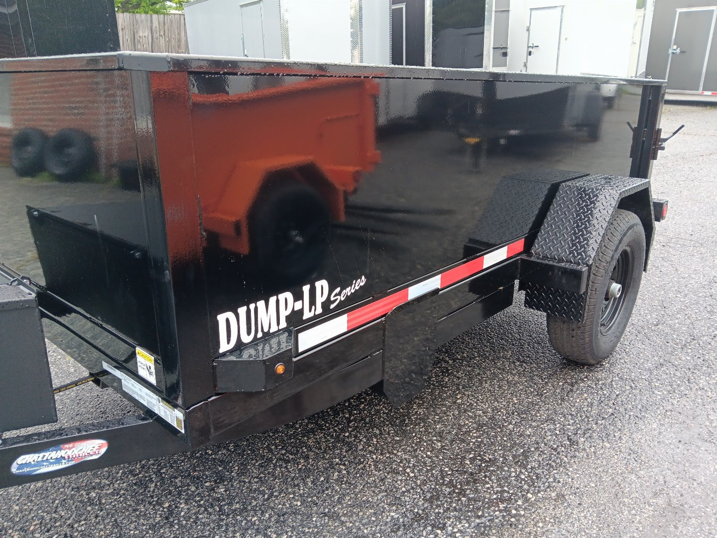 New 2025 Anderson Manufacturing 5X10SA 5K SINGLE RAM DUMP Trailer