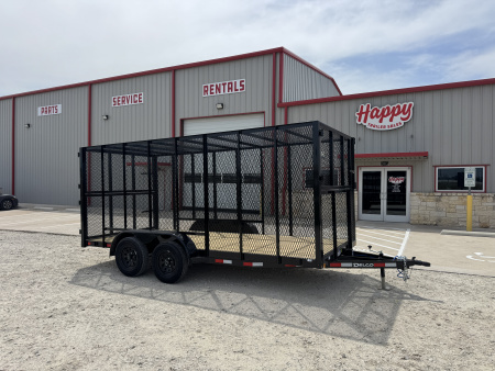 2026 Delco 77"x16' Tandem Axle Trash Trailer- A5