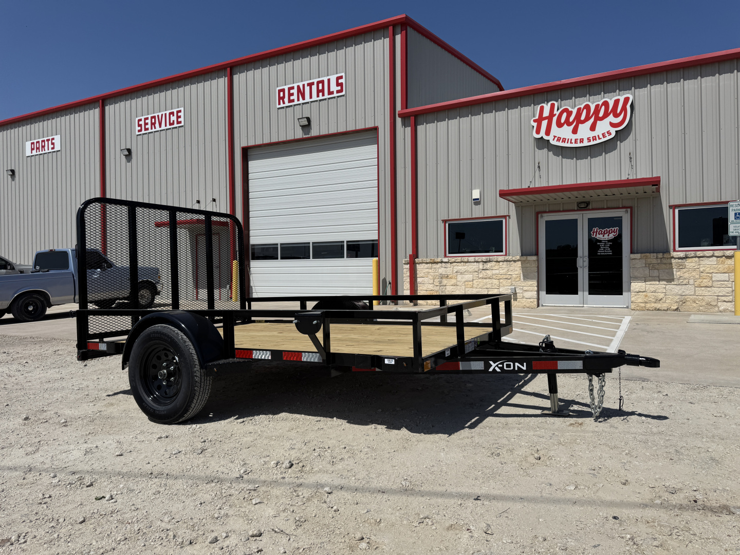 New 2026 X-On 77"x10' Single Axle Utility Trailer - U2
