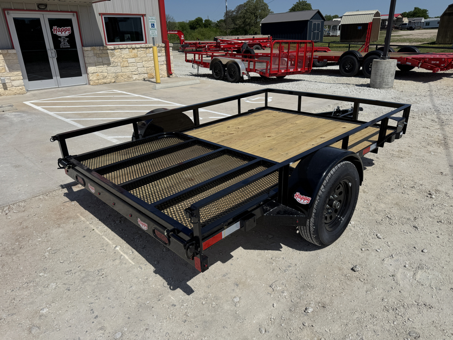 New 2026 X-On 77"x10' Single Axle Utility Trailer - U2