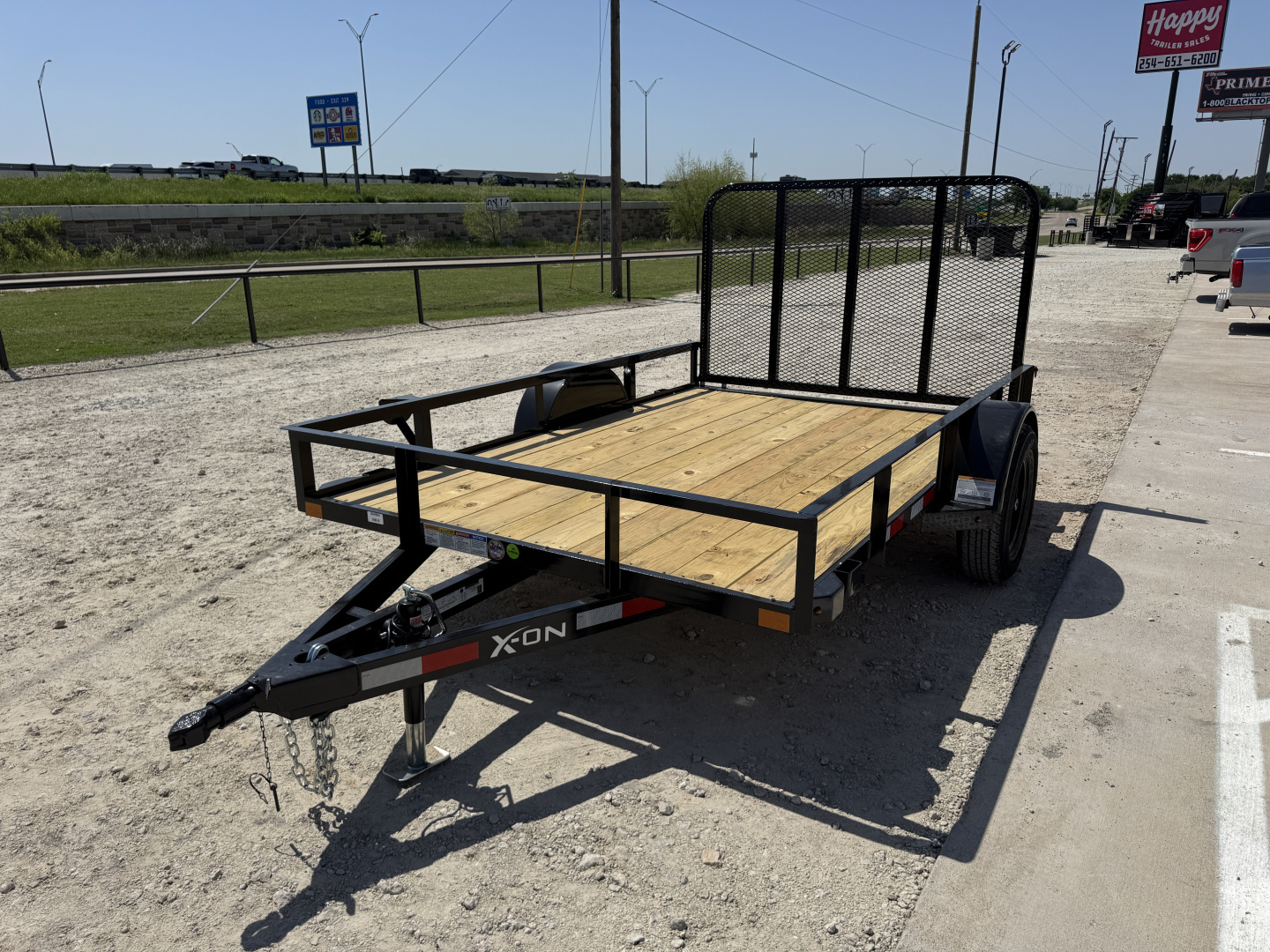 New 2026 X-On 77"x10' Single Axle Utility Trailer - U2