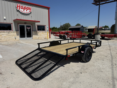 New 2026 X-On 77"x10' Single Axle Utility Trailer - U2