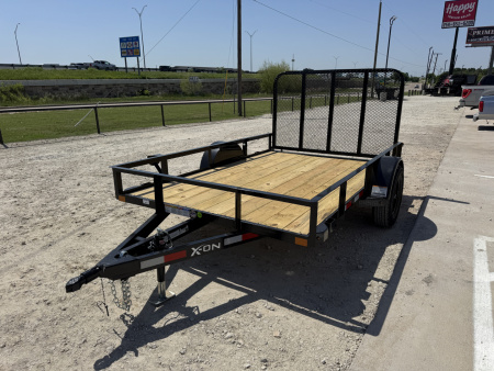 New 2026 X-On 77"x10' Single Axle Utility Trailer - U2