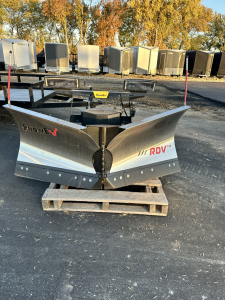 Used 2022 SnowEx 7'6  RDV Stainless 1/2 ton V-Plow