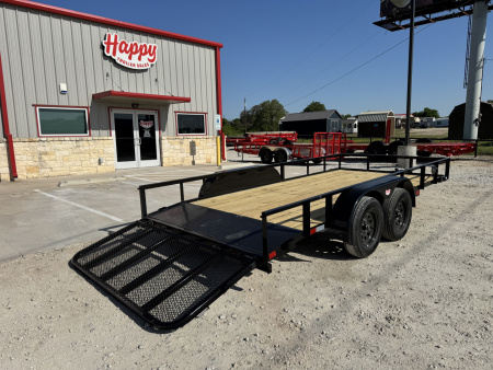 New 2026 X-On 83"x16' Tandem Axle Utility Trailer - U6