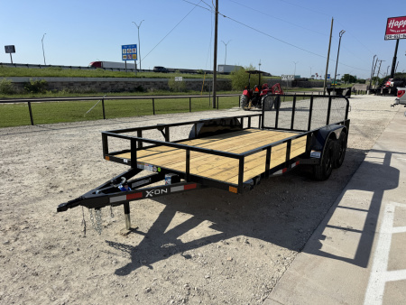 New 2026 X-On 83"x16' Tandem Axle Utility Trailer - U6