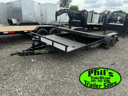 New Stanley Trailers 20' OPEN CAR HAULER STEEL DECK TILT TRAILER Utility Trailer
