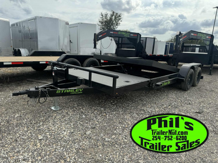 New Stanley Trailers 20' OPEN CAR HAULER STEEL DECK TILT TRAILER Utility Trailer