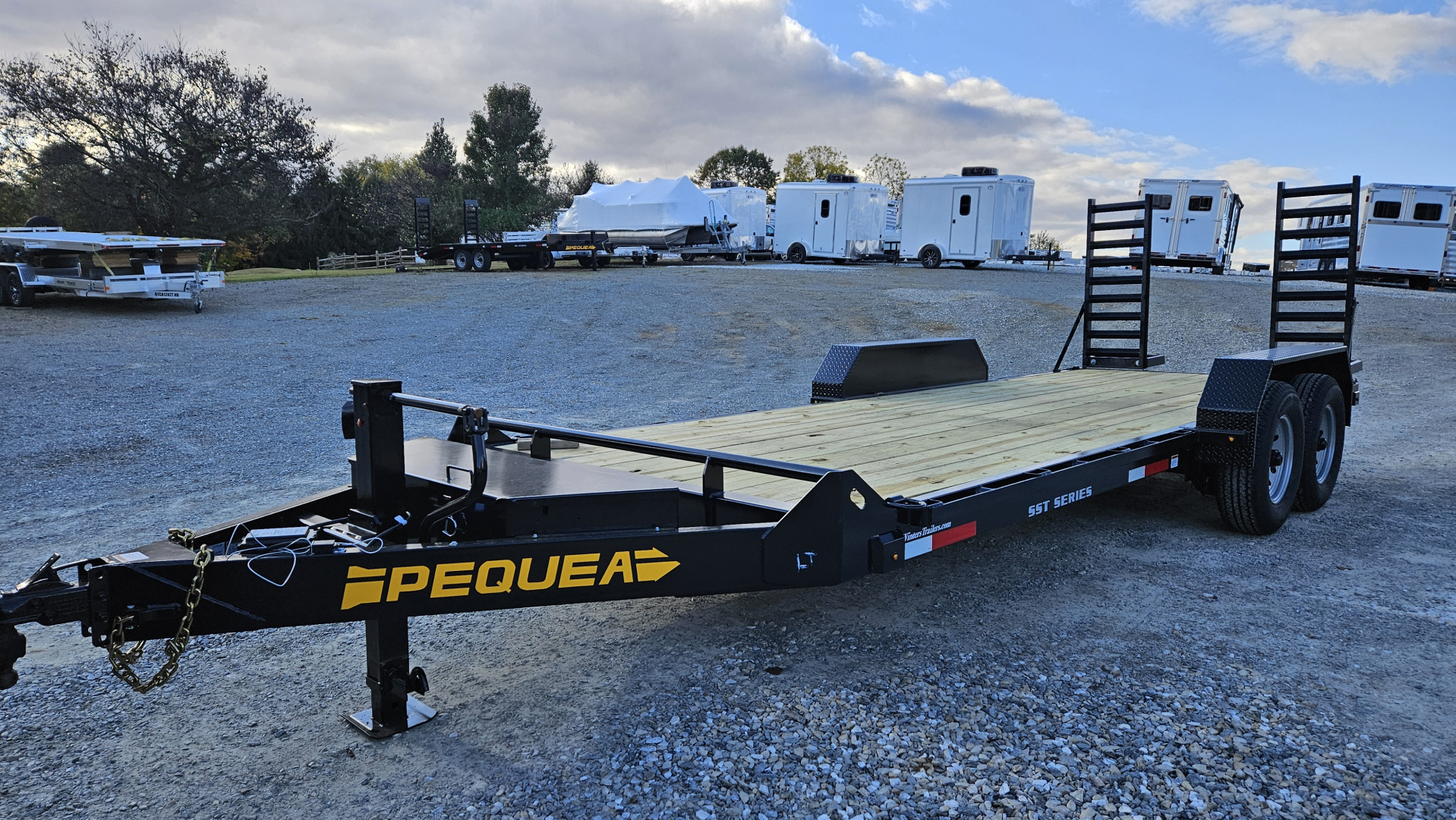 New 2025 Pequea Trailers 1020SST Equipment Trailer