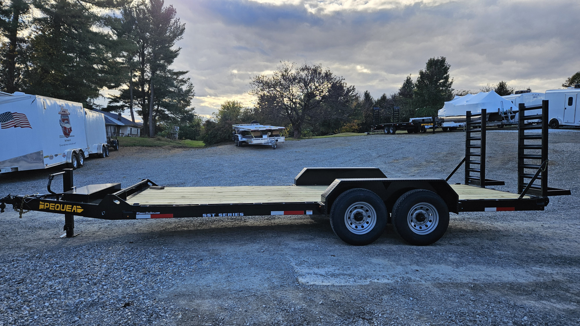 New 2025 Pequea Trailers 1020SST Equipment Trailer