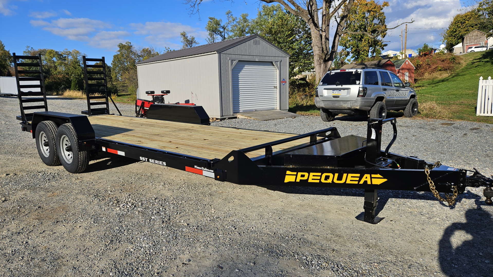 New 2025 Pequea Trailers 1020SST Equipment Trailer