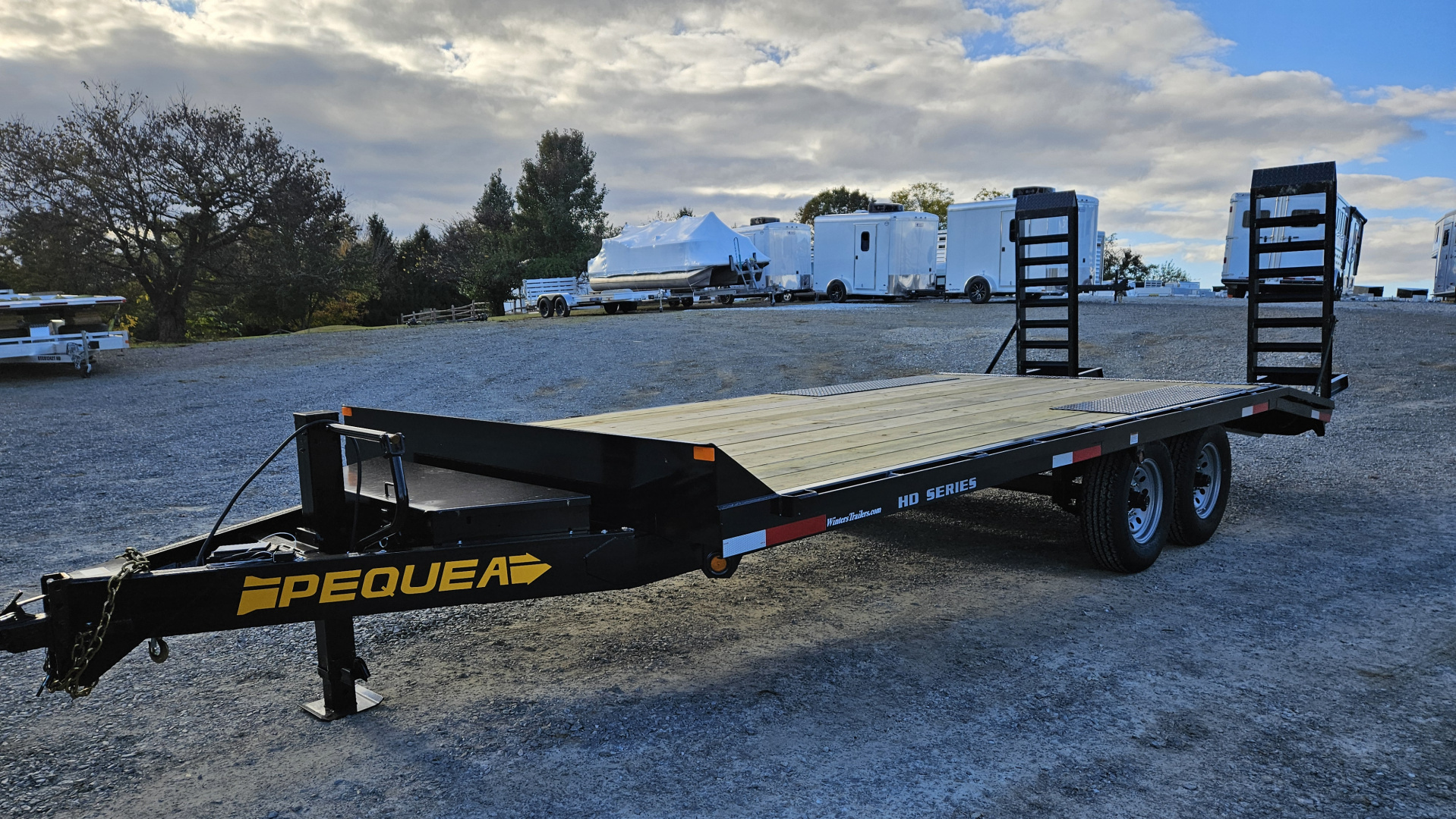 New 2025 Pequea Trailers HDDO 20 Deckover Trailer