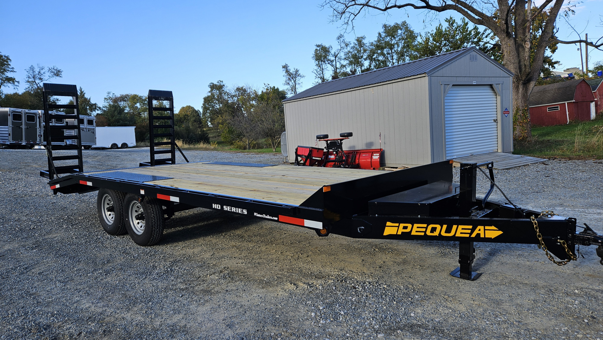 New 2025 Pequea Trailers HDDO 20 Deckover Trailer