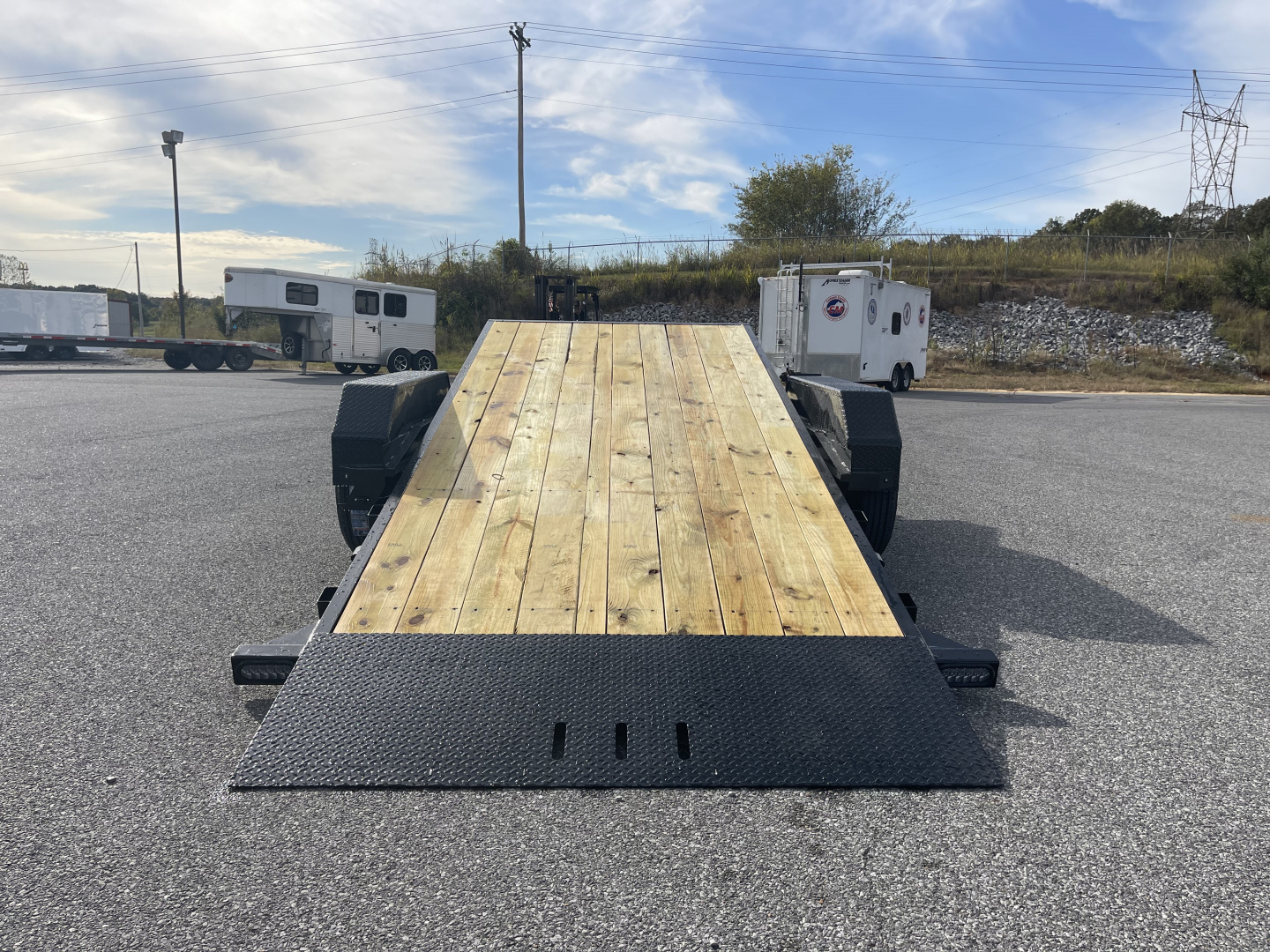 New 2026 Rice Trailers PTH20-TILT Flatbed Trailer