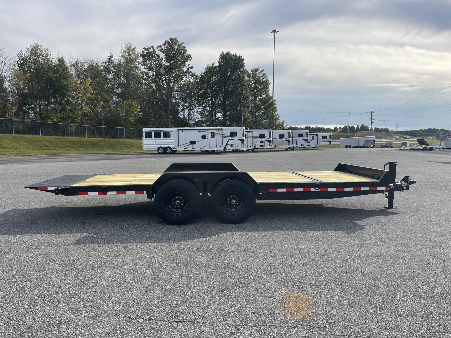 New 2026 Rice Trailers PTH20-TILT Flatbed Trailer