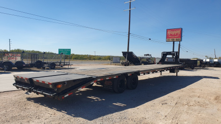 Used 2021 PJ 102''x40' GN Flatdeck w/ Monster Ramps