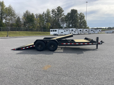 New 2026 Rice Trailers PTH20-TILT Flatbed Trailer