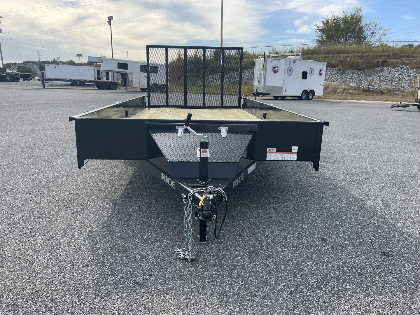 New 2026 Rice Trailers SST8214 Utility Trailer